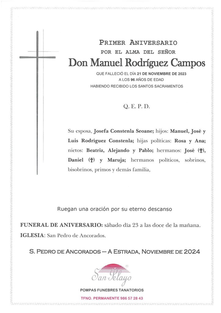 ANIV. MANUEL RODRIGUEZ CAMPOS 23/11/2024