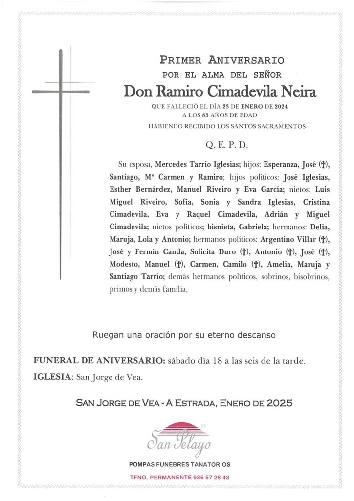 ANIV: RAMIRO CIMADEVILA NEIRA 18/01/25